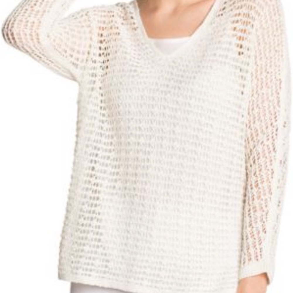 Nic+Zoe Sun-catcher Crochet Sweater